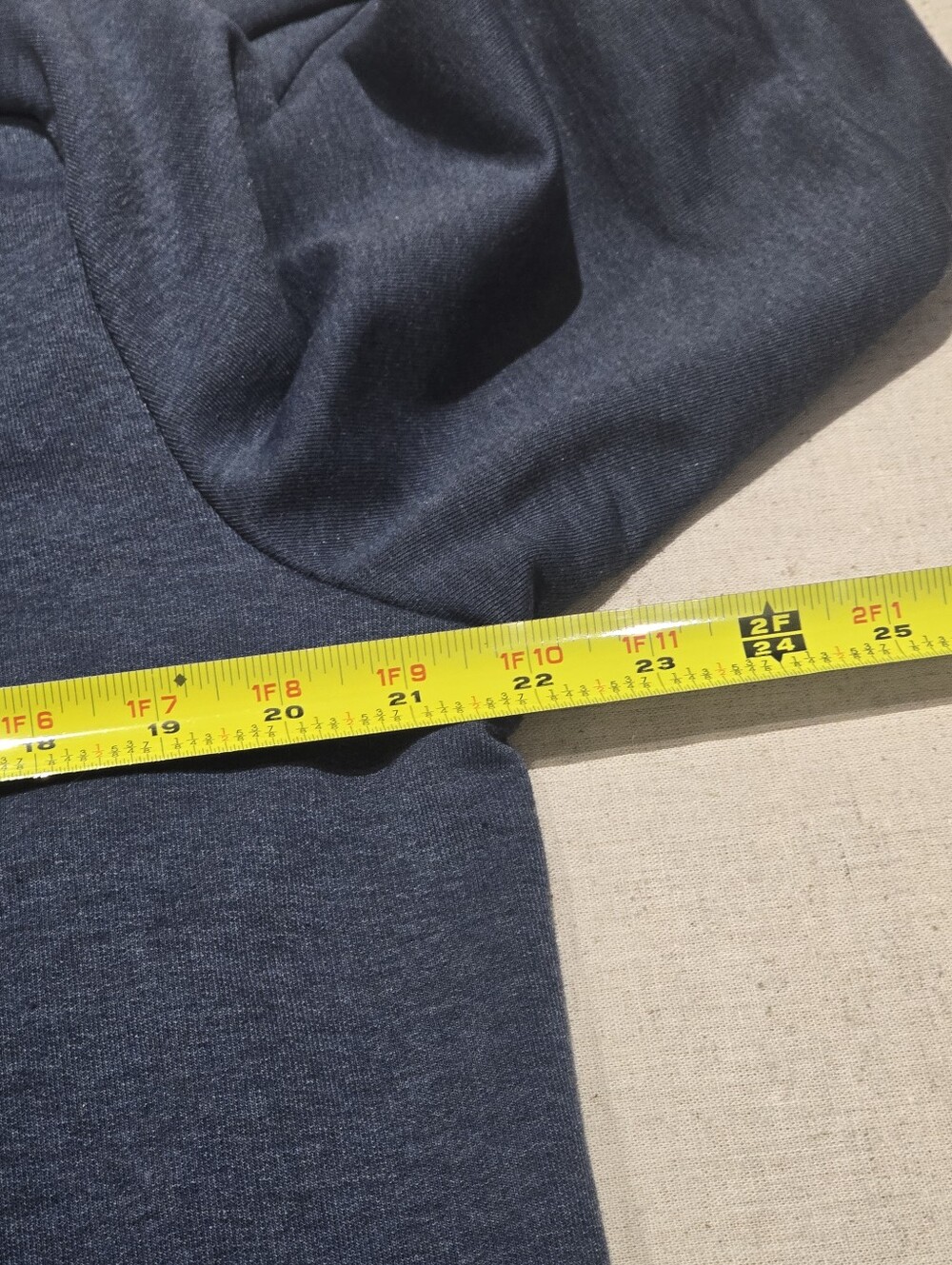 On Running Men's Hooded Half-Zip Sweatshirt Navy Blue Mens Large - Picture 3 of 11